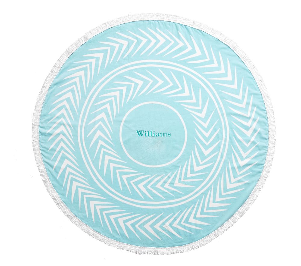 Arrow Round Family Beach Towel